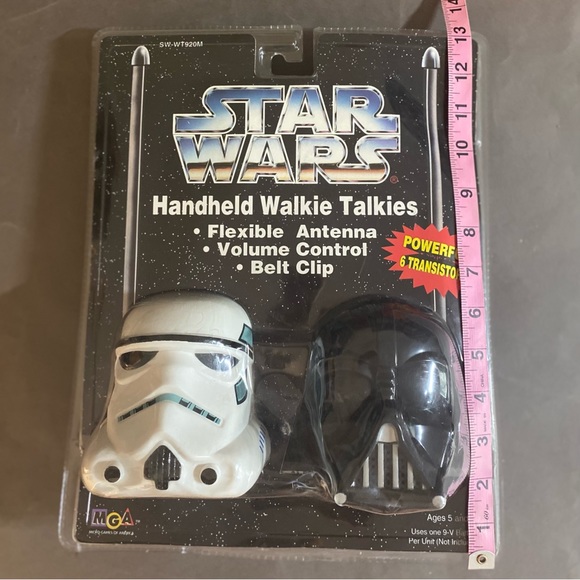 90s Star Wars Darth Vader & Stromtrooper Walkie Talkies - Picture 7 of 7